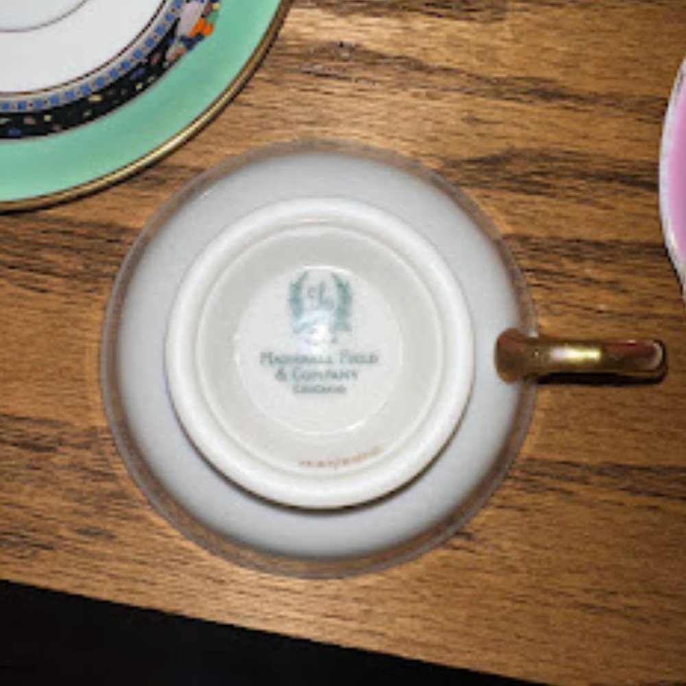 Marshall Field & Company Tea Cup with plate and saucer